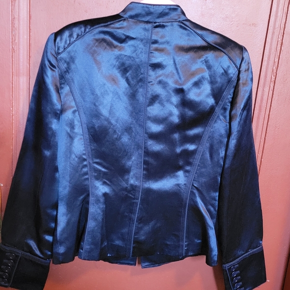 Calvin Klein Jacket 10-Buttoned Midnight Blue Women's Size 10 - Picture 7 of 16